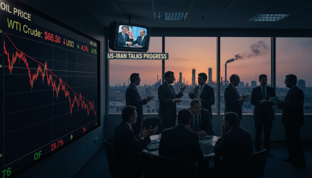 Oil Prices Decline as US and Iran Engage in Diplomatic Talks