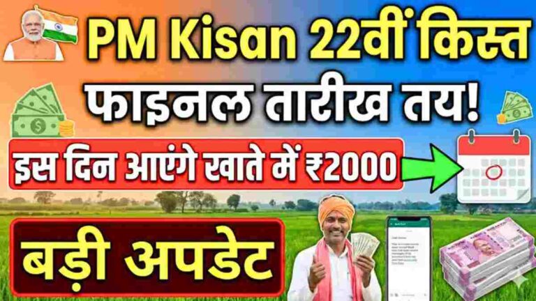 PM किसान योजना की 22वीं किस्त 2026: जानें कब मिलेगी ₹2000