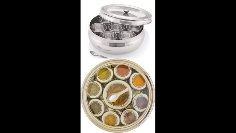 स्टील मसालदानी: 1000 रुपये के अंदर 6 बेहतरीन विकल्प जो 20 साल चलेंगे