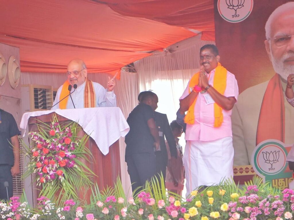 Amit Shah Criticizes Rahul Gandhi Over Fuel Price Concerns in Puducherry