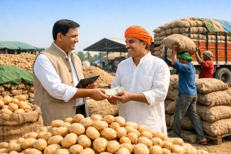 यूपी आलू किसानों को मिली राहत, खरीद मूल्य ₹6500 प्रति टन तय