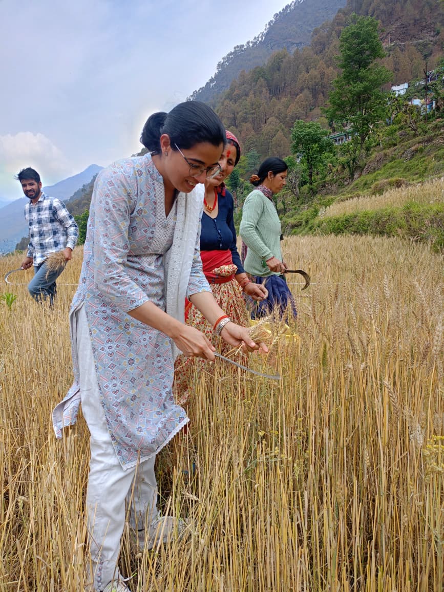 कृषकों की फसल कटाई में एडीएम का महत्वपूर्ण योगदान