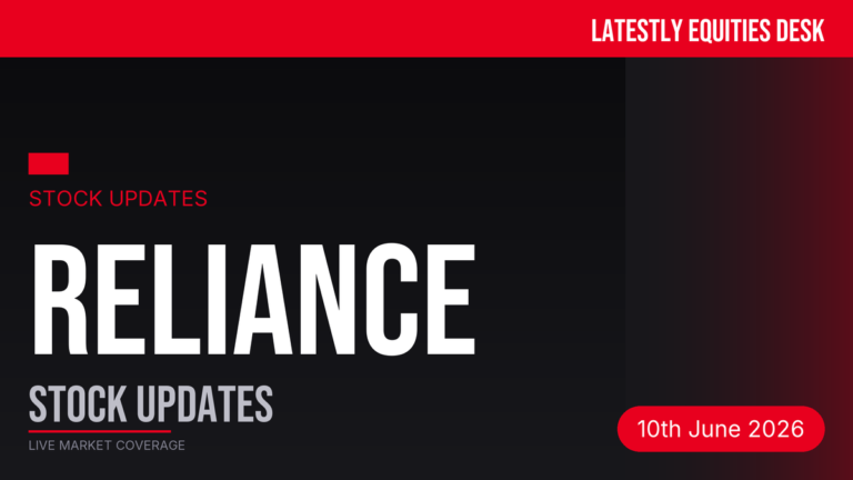 Reliance Industries Share Price Today, June 10, 2026: Stock Rallies Nearly 2% Intraday