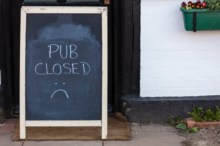 Three pubs shut as operators cite pressure