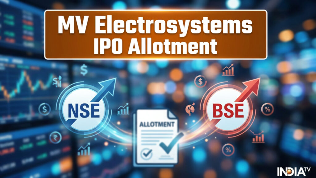 MV Electrosystems IPO allotment expected today, here's how to check status online on NSE, BSE and latest GMP