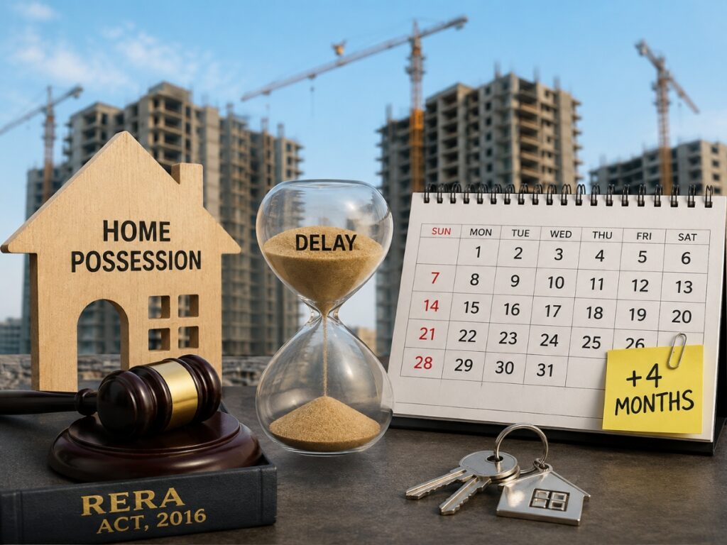 Waiting For Your Dream Home? RERA's New 4-Month Extension Could Change Your Possession Date