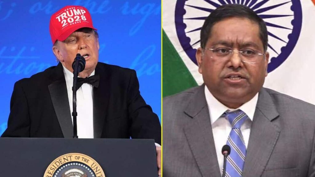 'हम नजर रख रहे..., यूएस की 100% टैरिफ की धमकी पर भारत का आया रिएक्शन